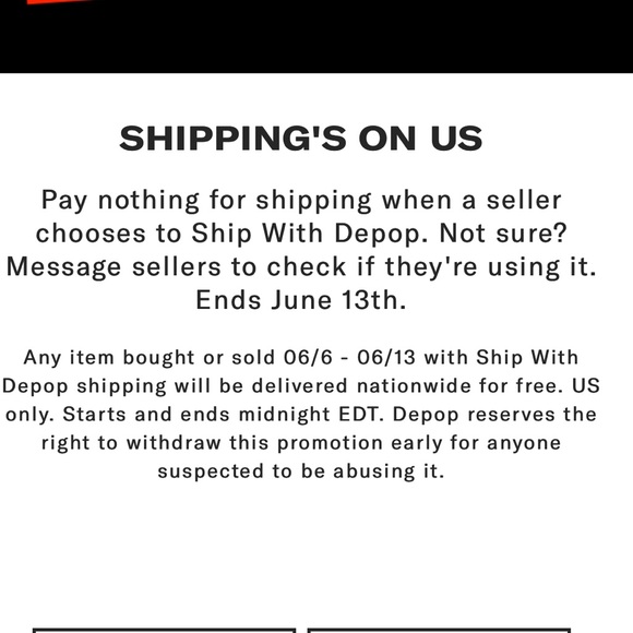SHOP DEPOP FOR FREE SHIPPING 🚐📦📫 - Picture 2 of 2